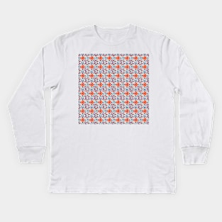 Spanish Azulejo Kids Long Sleeve T-Shirt